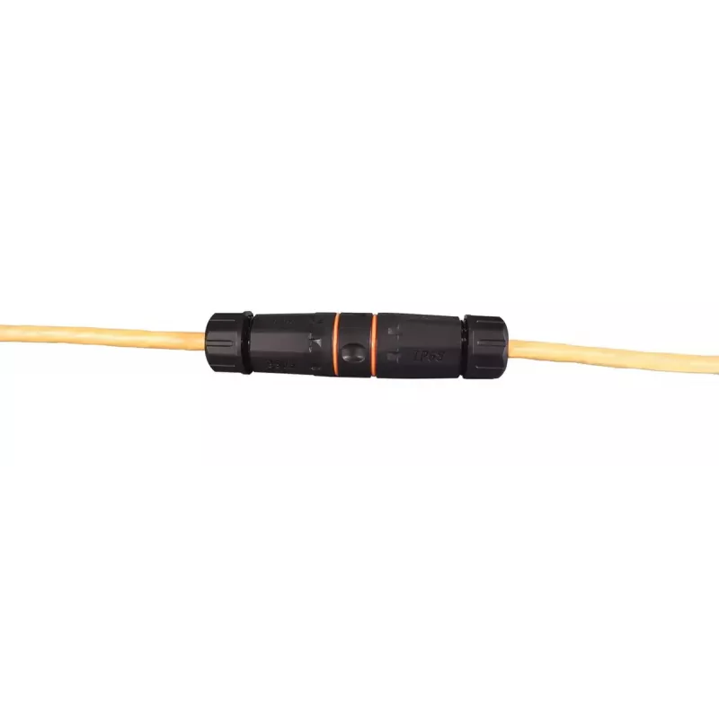 EFB Elektronik IP68DFKRJ456AWP conector de cabo 2x RJ-45 preto