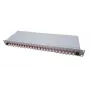 EFB Elektronik B65901.12OM4 Caixa breakout, 12x acopladores LC duplex OM4, parcialmente equipada, cinzento