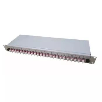 EFB Elektronik B65901.6OM4 Caixa breakout, 6x acopladores LC duplex OM4, parcialmente equipada, cinzento