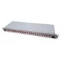 EFB Elektronik B65901.6OM4 Caixa breakout, 6x acopladores LC duplex OM4, parcialmente equipada, cinzento