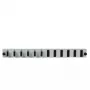 Acessório para patch panel EFB Elektronik SB-FP-6SC-D-V-OS2 — 1HE rack, 432×13×43,5 mm, cinzento