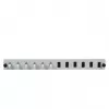 EFB Elektronik SB-FP-6SC-S-OM3 Painel frontal de 12 portas com 6 acopladores LC duplex OM3, cinzento, 1U