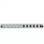 EFB Elektronik SB-FP-6SC-S-OM3 painel frontal de 12 portas com 6 acopladores LC duplex OM3, cinzento, 1U