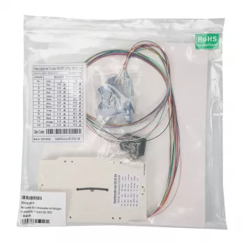 EFB Elektronik 53100.211 Cassete de emenda equipada com pigtails SC OS2 coloridos, 0,8 m