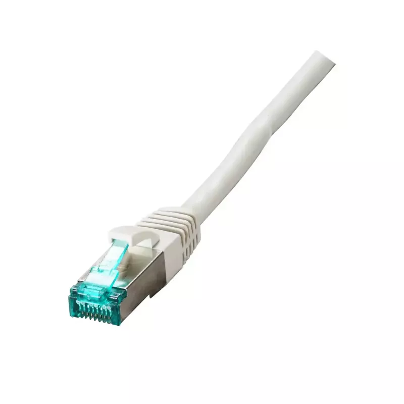 EFB Elektronik MK6001W.0,25G Cabo patch angular RJ-45 Cat6a S/FTP, 0,25 m, cinzento
