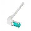 EFB Elektronik MK6001W.0,25B Cabo patch angular RJ-45 Cat6a S/FTP, 0,25 m, preto