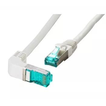 EFB Elektronik MK6001W.0,25B Cabo patch angular RJ-45 Cat6a S/FTP, 0,25 m, preto