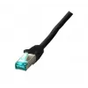 Cabo de rede EFB Elektronik MK6001W.0,5B 0,5 m Cat6a S/FTP preto