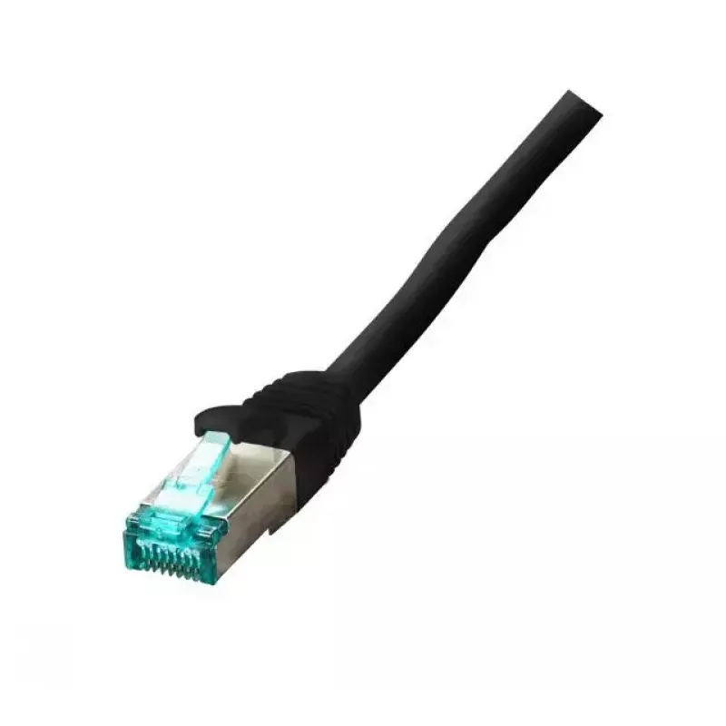 Cabo de rede EFB Elektronik MK6001W.0,5B 0,5 m Cat6a S/FTP preto