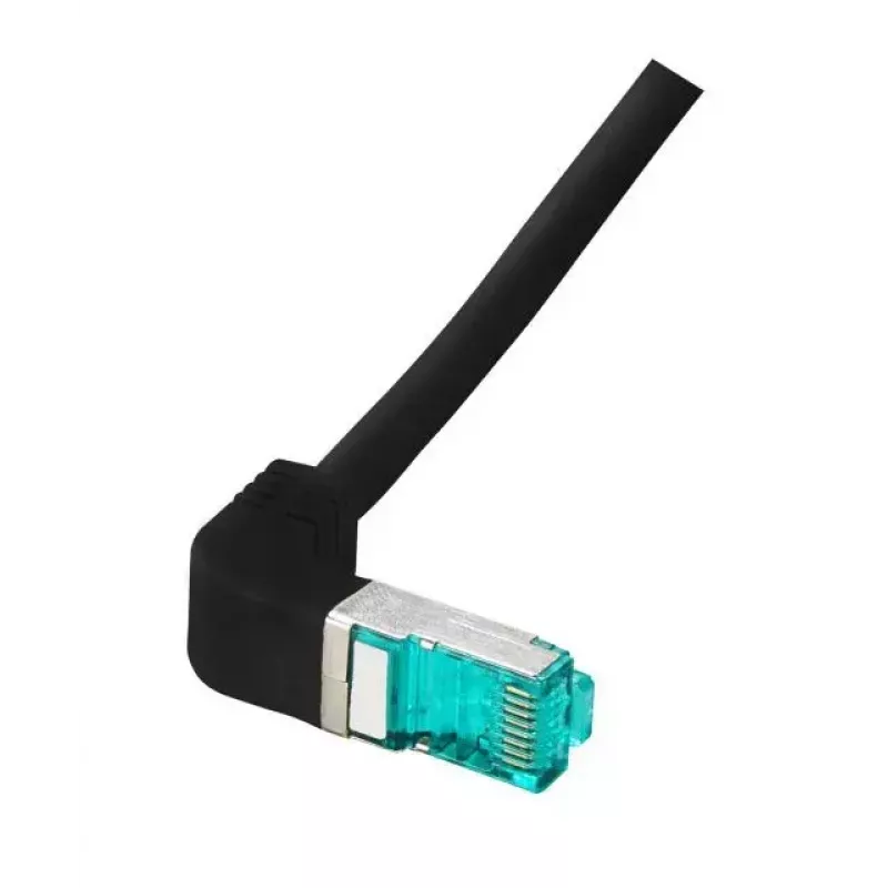 Cabo de rede EFB Elektronik MK6001W.0,5B 0,5 m Cat6a S/FTP preto