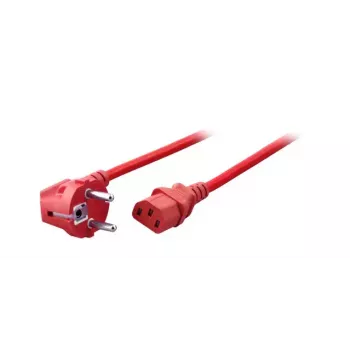 Cabo de alimentação EFB Elektronik EK588RT.3V2 — 3 m, ficha tipo F para conector fêmea C13, 250 V 10 A