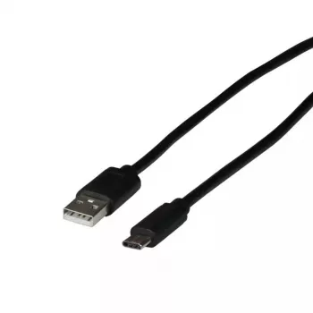 Cabo USB EFB Elektronik EBUSBC-USB20AK.1 USB 2.0 1 m USB C USB A preto