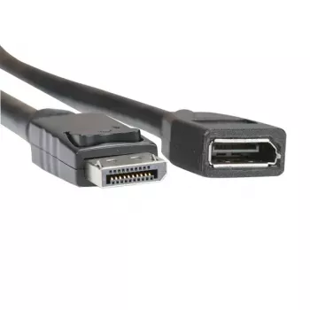 EFB Elektronik K5569SW14.2 Cabo de extensão DisplayPort 1.4, macho para fêmea, 2 m, preto