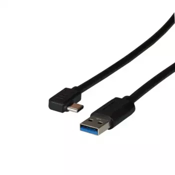 Cabo USB-A para USB-C EFB Elektronik EBUSBC-USBC5GAK.1 — 1 m, USB 3.2 Gen 1 (5 Gbit/s), preto