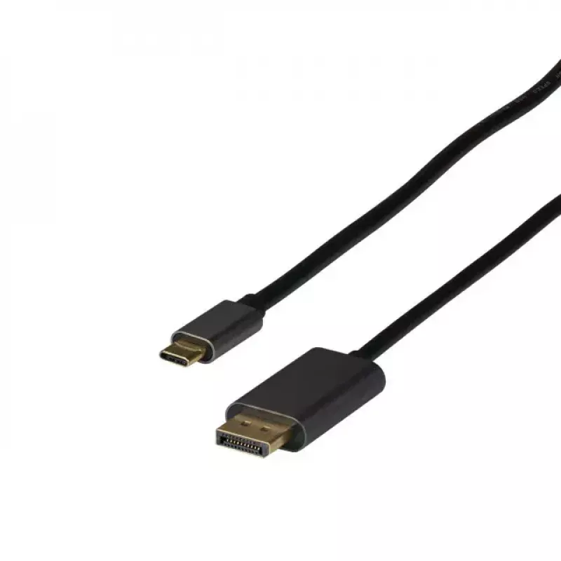 Adaptador de cabo de vídeo EFB Elektronik EBUSBC-DP12K.2 2 m USB Type-C DisplayPort preto