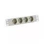 Extensão de energia EFB Elektronik EK631DE.10GR 2 m 4 tomadas AC interior cinzento