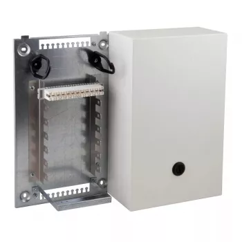 Caixa de distribuição elétrica EFB Elektronik 46019N.1V1 — caixa elétrica metálica, 330×120×550 mm, branco
