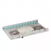 EFB Elektronik B71901L12OM3 Caixa de emenda de fibra, LC 50/125 µm OM3, 12 pigtails/6 acopladores, 19 polegadas, extraível