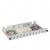EFB Elektronik B71901L12OM3 Caixa de emenda de fibra, LC 50/125 µm OM3, 12 pigtails/6 acopladores, 19 polegadas, extraível