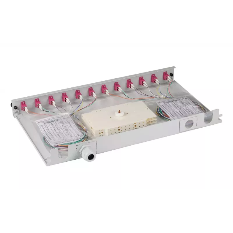 Patch panel EFB Elektronik B71901L48OM4 1U LC OM4 cinzento
