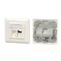 Moldura para tomadas EFB Elektronik ET-25085V3 2 x RJ-45 branco