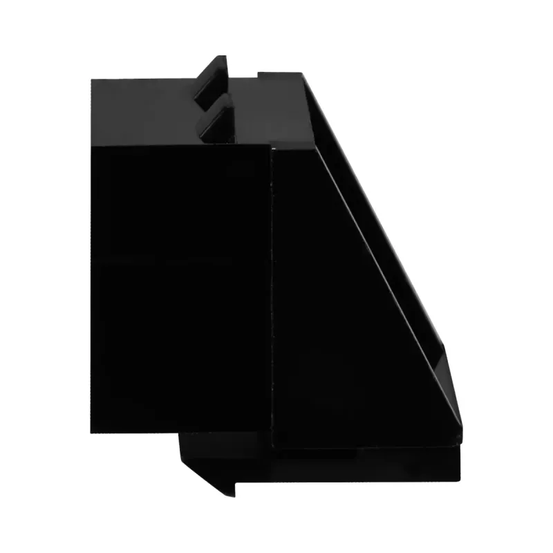 Acessório para patch panel EFB Elektronik 38018.4-100, preto poliuretano, largura 16,5 mm, profundidade 18,1 mm