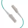 Cabo de fibra ótica EFB Elektronik O8303S10OM3 4x LC OM3 10 m azul-petróleo bege preto
