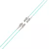 Cabo de fibra ótica EFB Elektronik O8303S10OM3 4x LC OM3 10 m azul-petróleo bege preto