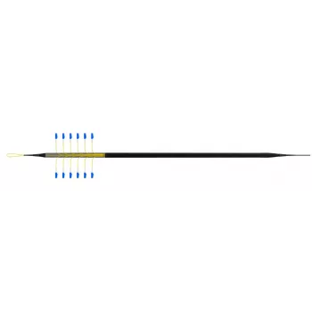 Cabo de fibra ótica EFB Elektronik O8342S10OS2 12x LC OS2 10 m preto azul amarelo