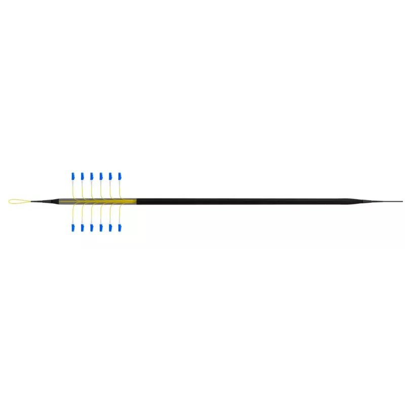 Cabo de fibra ótica EFB Elektronik O8342S10OS2 12x LC OS2 10 m preto azul amarelo