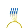 Cabo de fibra ótica EFB Elektronik O8321S10OS2 8x SC OS2 10 m preto azul amarelo
