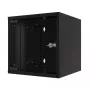 Armário de montagem em parede EFB Elektronik WGB-1006TS.30 6U preto