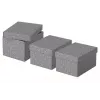 Caixa de arrumação Esselte 628281 cinzento retangular 200x255x150 mm