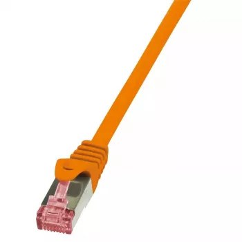 Cabo de rede LogiLink 0,5m RJ-45 Cat6 S/FTP laranja