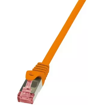 Cabo de rede LogiLink Cat.6 S/FTP RJ-45 1m laranja