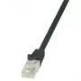 Cabo de rede LogiLink 3m RJ45 Cat6 U/UTP preto