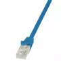 Cabo de rede LogiLink 2m RJ45 Cat6 U/UTP azul