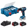 Berbequim com bateria Bosch GSR 18V-65, 18 V, kit com 2x baterias de 4,0 Ah e L-Boxx
