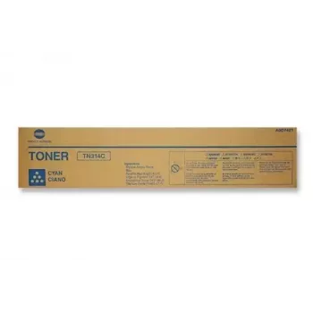 Cartucho de toner Konica Minolta TN314C ciano original, autonomia 26.000 páginas, 1 unid.