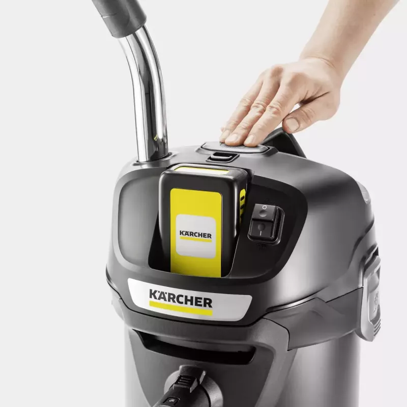 Karcher AD 2 Battery Set Aspirador de cinzas sem fios, incl. bateria e carregador