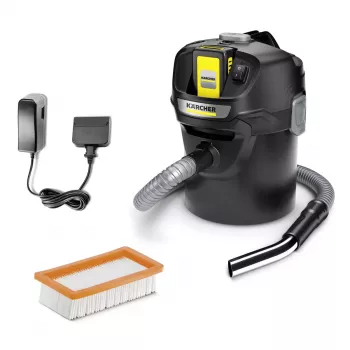 Karcher AD 2 Battery Set Aspirador de cinzas sem fios, incl. bateria e carregador