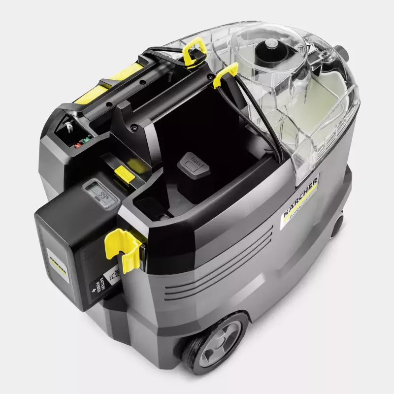 Máquina de limpeza de alcatifas a passo Kärcher 1.101-700.0 preto profundo cinzento amarelo