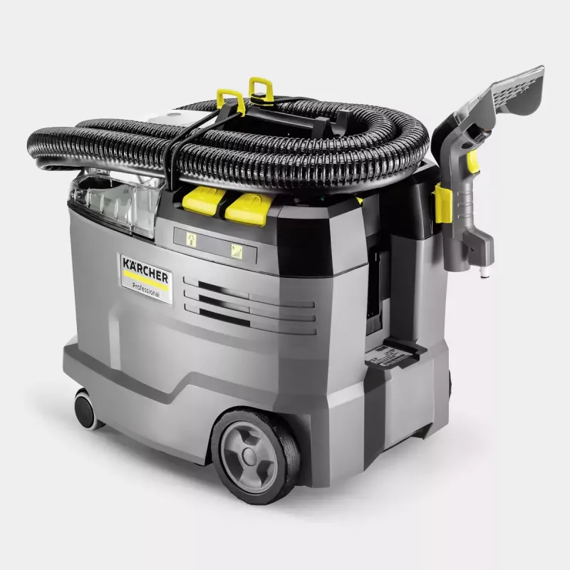Máquina de limpeza de alcatifas a passo Kärcher 1.101-702.0 preto profundo cinzento amarelo