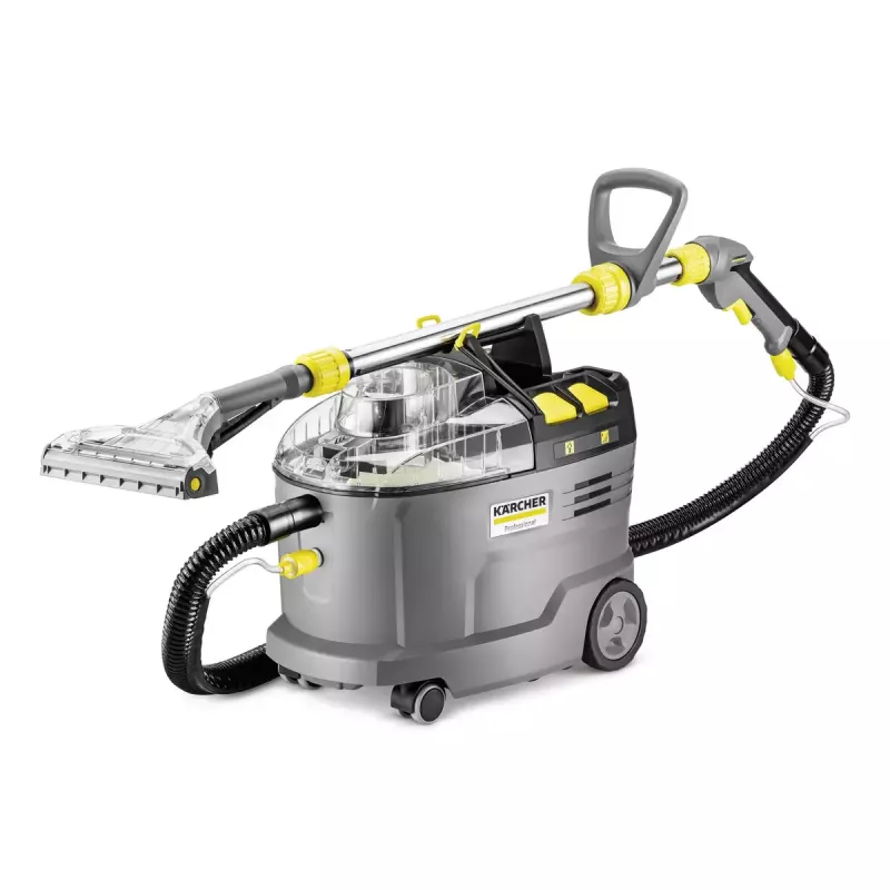 Máquina de limpeza de alcatifas a passo Kärcher 1.101-702.0 preto profundo cinzento amarelo