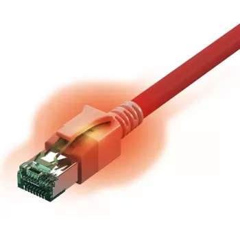 Cabo de rede Sacon 442624,7 vermelho 7 m Cat6a S/FTP