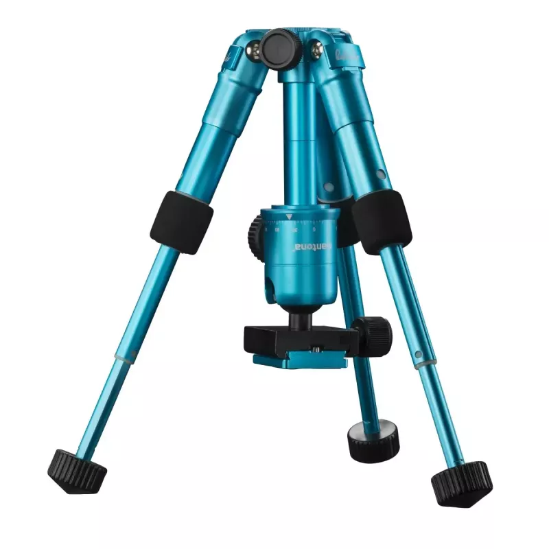 Tripé Mantona 21184 para câmaras digitais/cinema 3 pernas azul