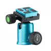 Tripé Mantona 21184 para câmaras digitais/cinema 3 pernas azul
