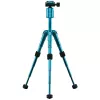 Tripé Mantona 21184 para câmaras digitais/cinema 3 pernas azul