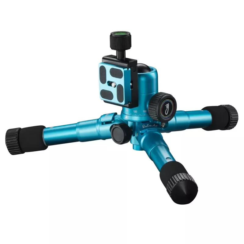 Tripé Mantona 21184 para câmaras digitais/cinema 3 pernas azul