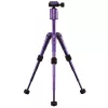 Tripé Mantona 21188 para câmaras digitais/cinema 3 pernas roxo